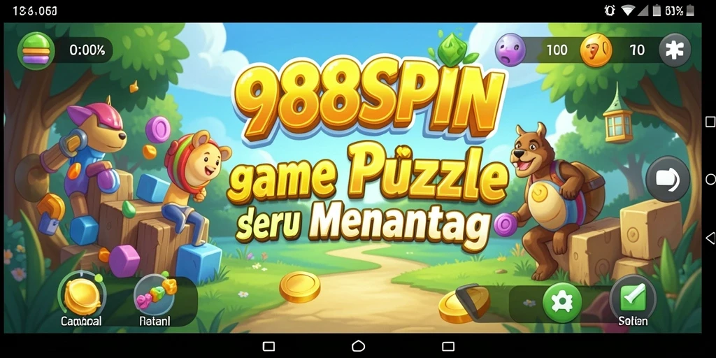 Tampilkan momen seru bermain Puzzle di 988SPIN.