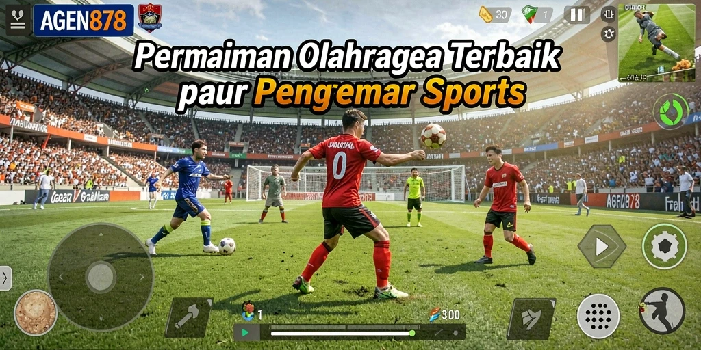 Tangkapan layar AGEN878 menampilkan aksi seru dalam pertandingan olahraga.