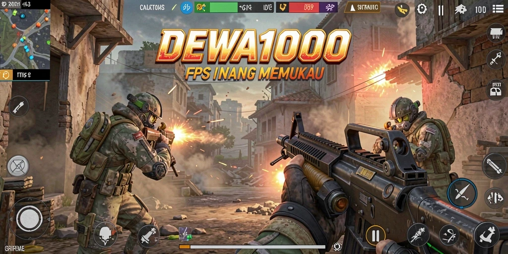 Gameplay seru dari DEWA1000 dengan aksi menegangkan.