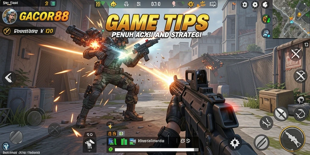 Menampilkan aksi seru dalam pertempuran GACOR88 dengan gameplay TPS yang mendebarkan.