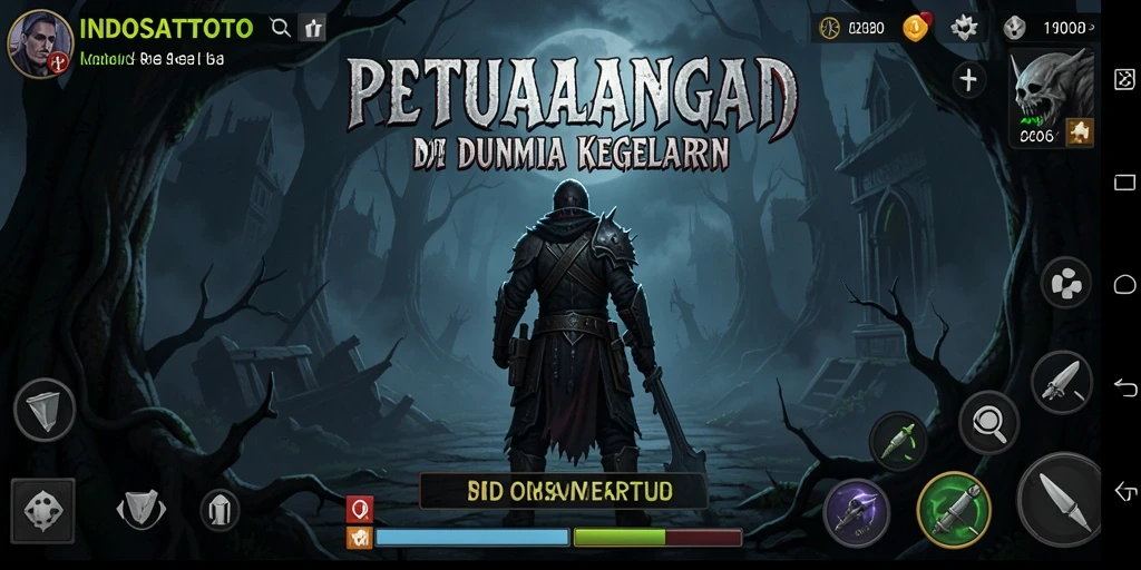 Tangkapan layar menampilkan suasana mencekam di INDOSATTOTO.