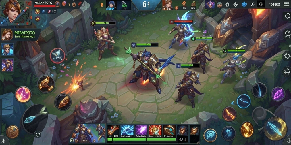 Tampilan gameplay seru di arena <strong>MERAHTOTO</strong> yang penuh aksi.