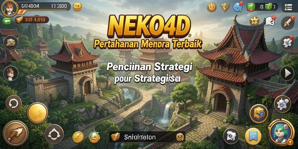 Tangkapan layar NEKO4D menampilkan aksi pertahanan menara yang mendebarkan.