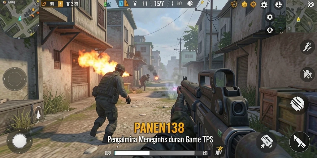 Tampilan gameplay seru dari PANEN138 dengan aksi TPS yang menegangkan.