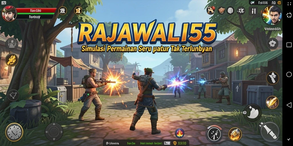 Tampilan gameplay RAJAWALI55 yang mengasyikkan dan interaktif.