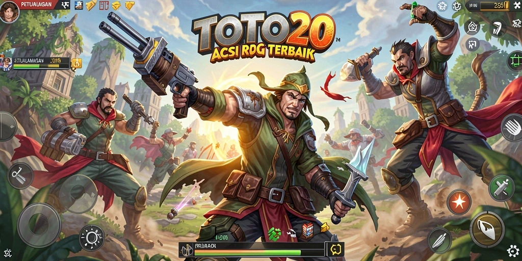 Tampilan visual yang memukau dari gameplay TOTO20 yang mendebarkan.