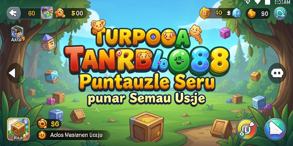 Tampilan gameplay Puzzle yang menarik dan menantang.